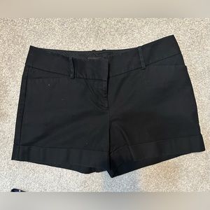 The Limited black cuffed shorts. 5 inch inseam. Size 12